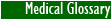 medical glossary