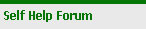 self help forum